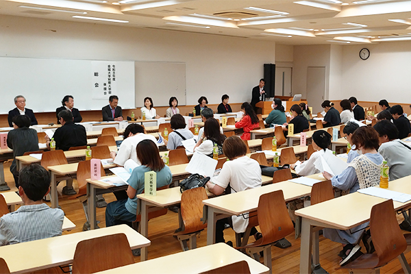 後援会総会の様子